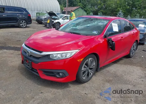 2017 Honda Civic Ex-T z USA, uszkodzony, nr VIN 2HGFC1F34HH643422